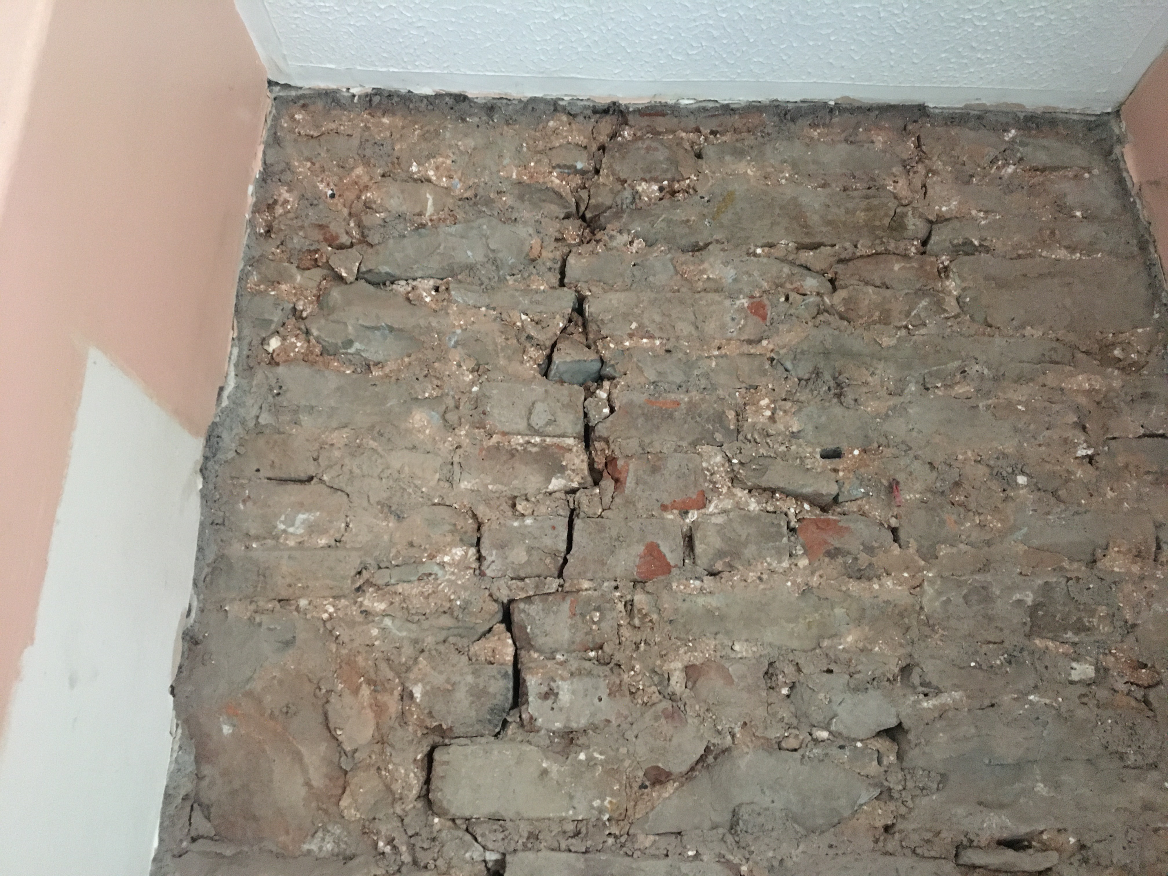 Structural defect — deteriorated floor substrate investigation